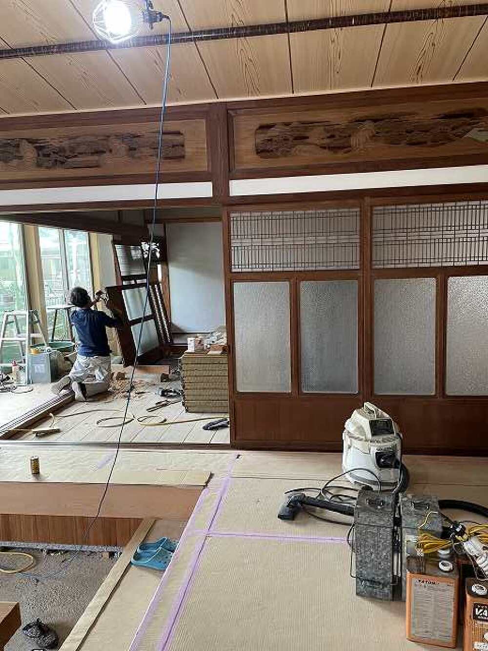 建具切込中